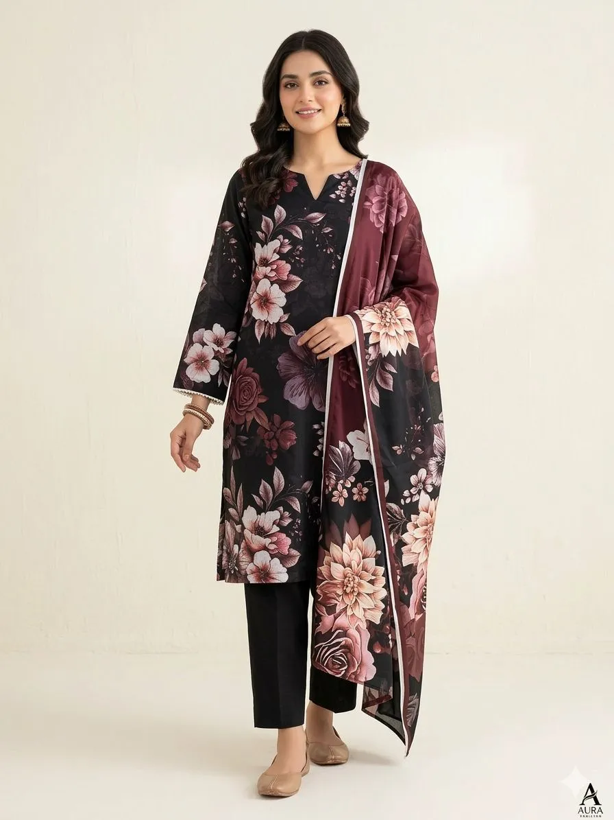 Black Blossom Lawn 3PC 2026 (6)