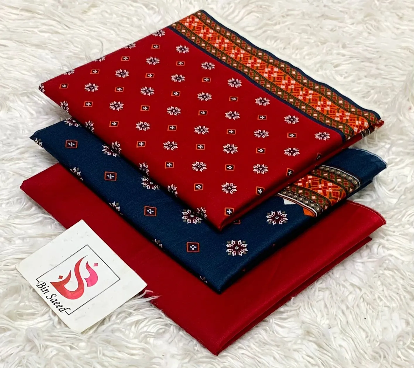 Bin Saeed Lawn Collection 2026 | Digital Printed 3PC Suit