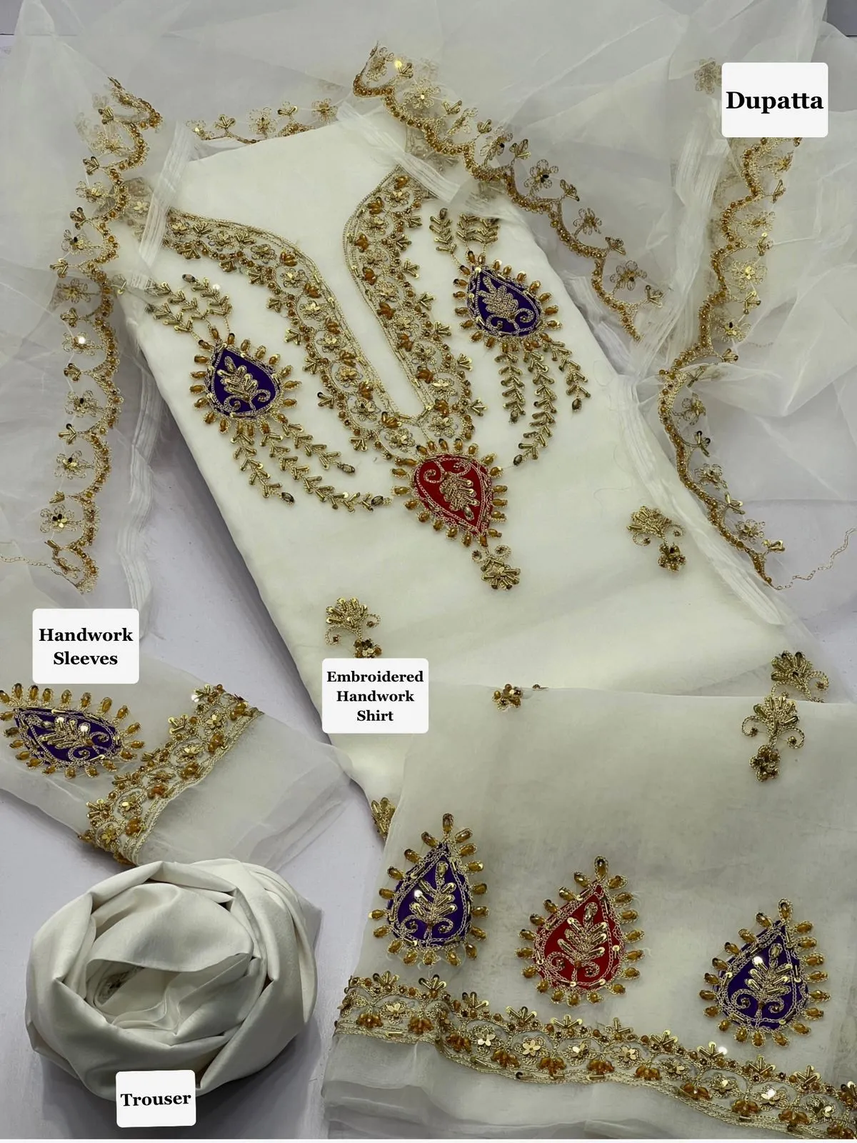Anaya B Organza Embroidery Suit 2026 (7)