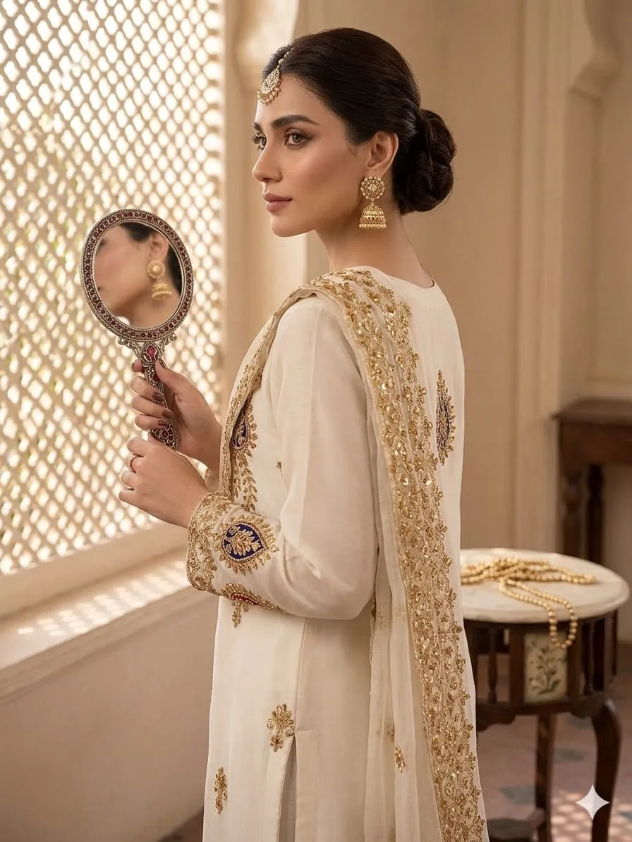 Anaya B Organza Embroidery Suit 2026 (8)