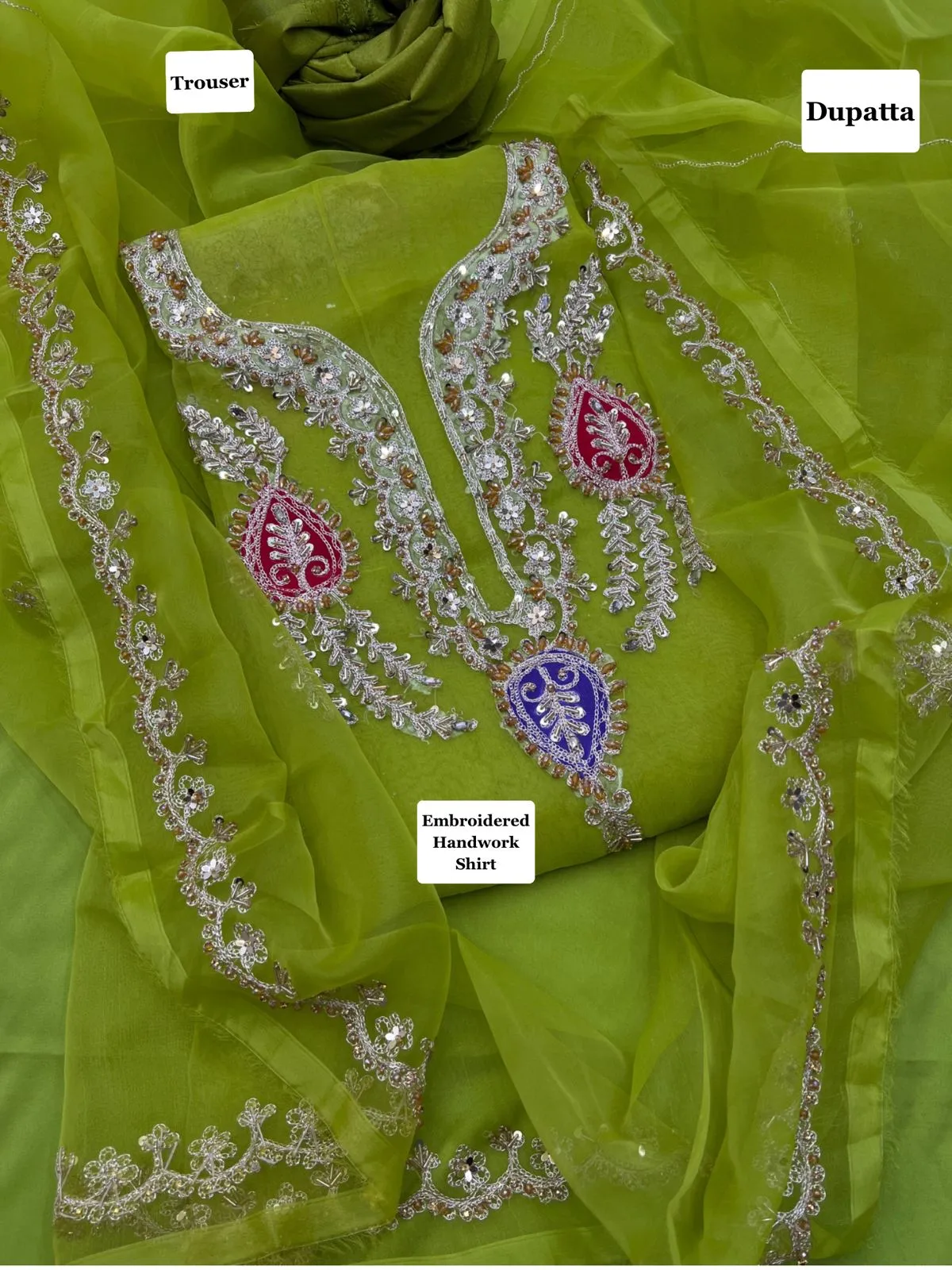 Anaya B Organza Embroidery Suit 2026 (10)