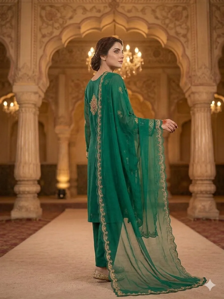 Anaya B Organza Embroidery Suit 2026 (22)