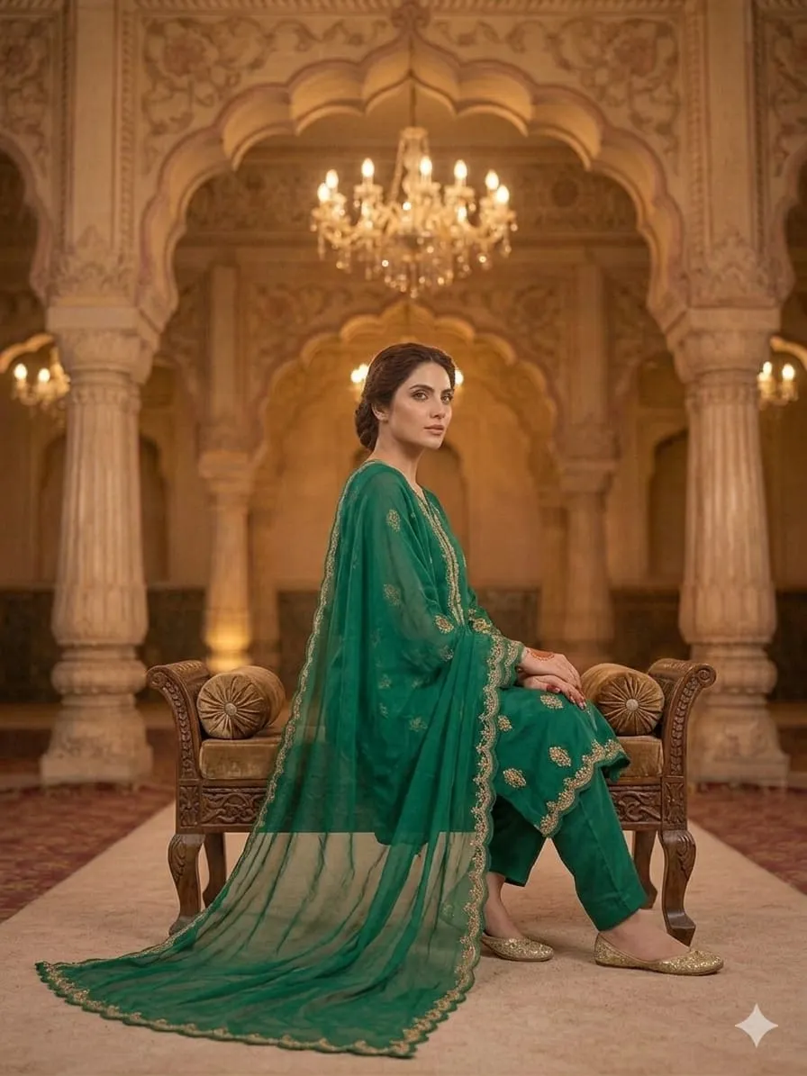 Anaya B Organza Embroidery Suit 2026 (24)