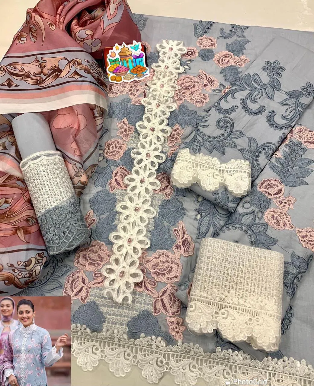 Mushq Carolina Lawn Suit 2026 | Heavy Embroidered Luxury Collection