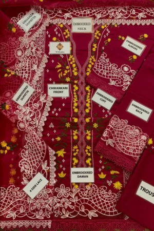 Mahnur Chickenkari Cotton Suit 2026 (6)