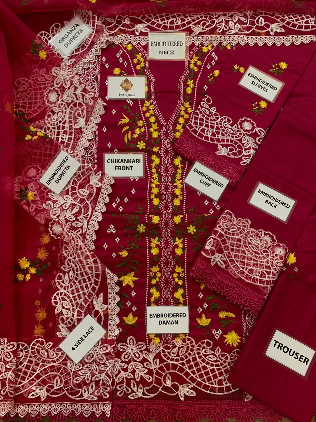 Mahnur Chickenkari Cotton Suit 2026 | Heavy Embroidered Collection