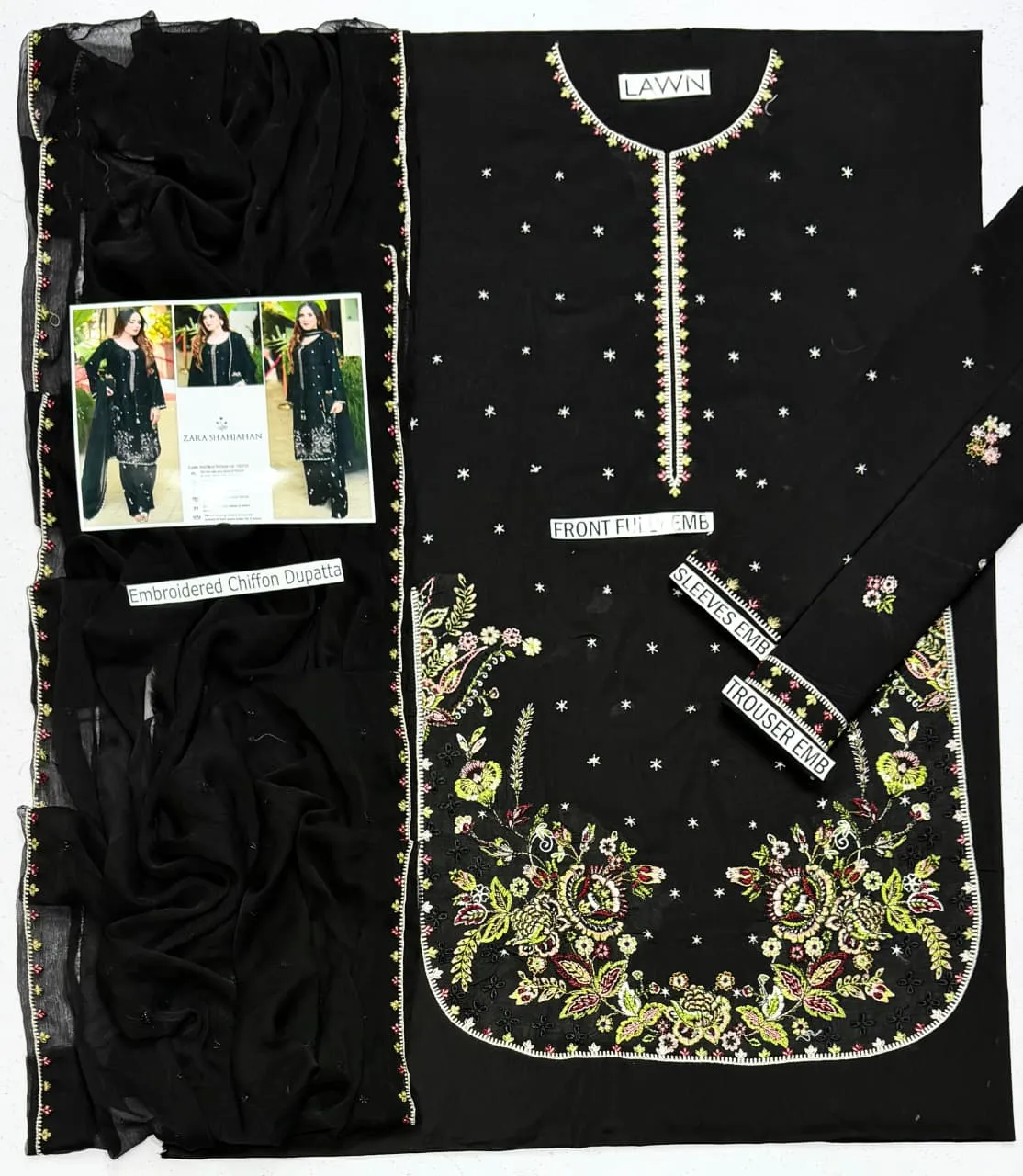 Coco By Zara Shahjahan Lawn Suit 2026 (2)