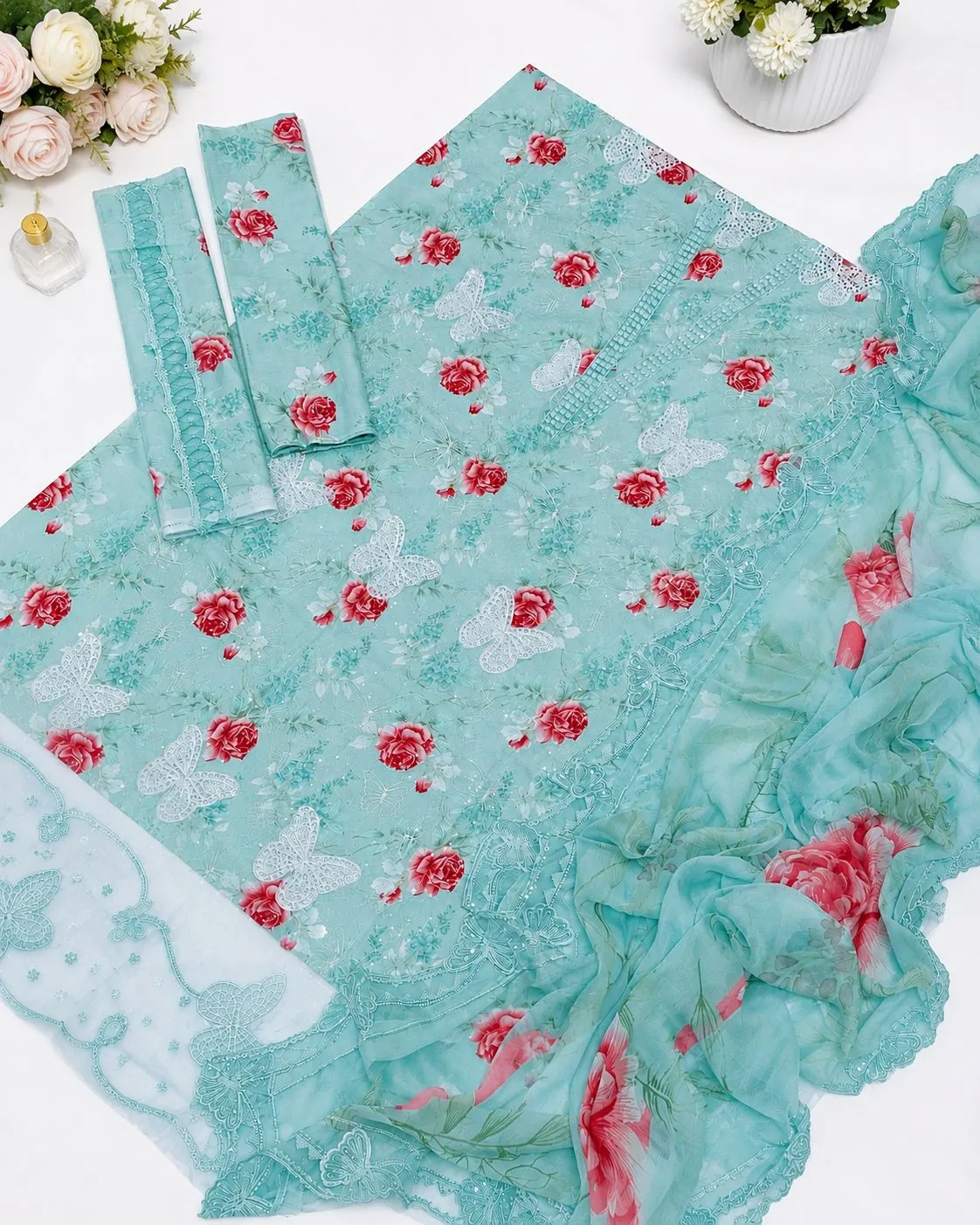 Butterfly Wedding Lawn Suit 2026 (4)