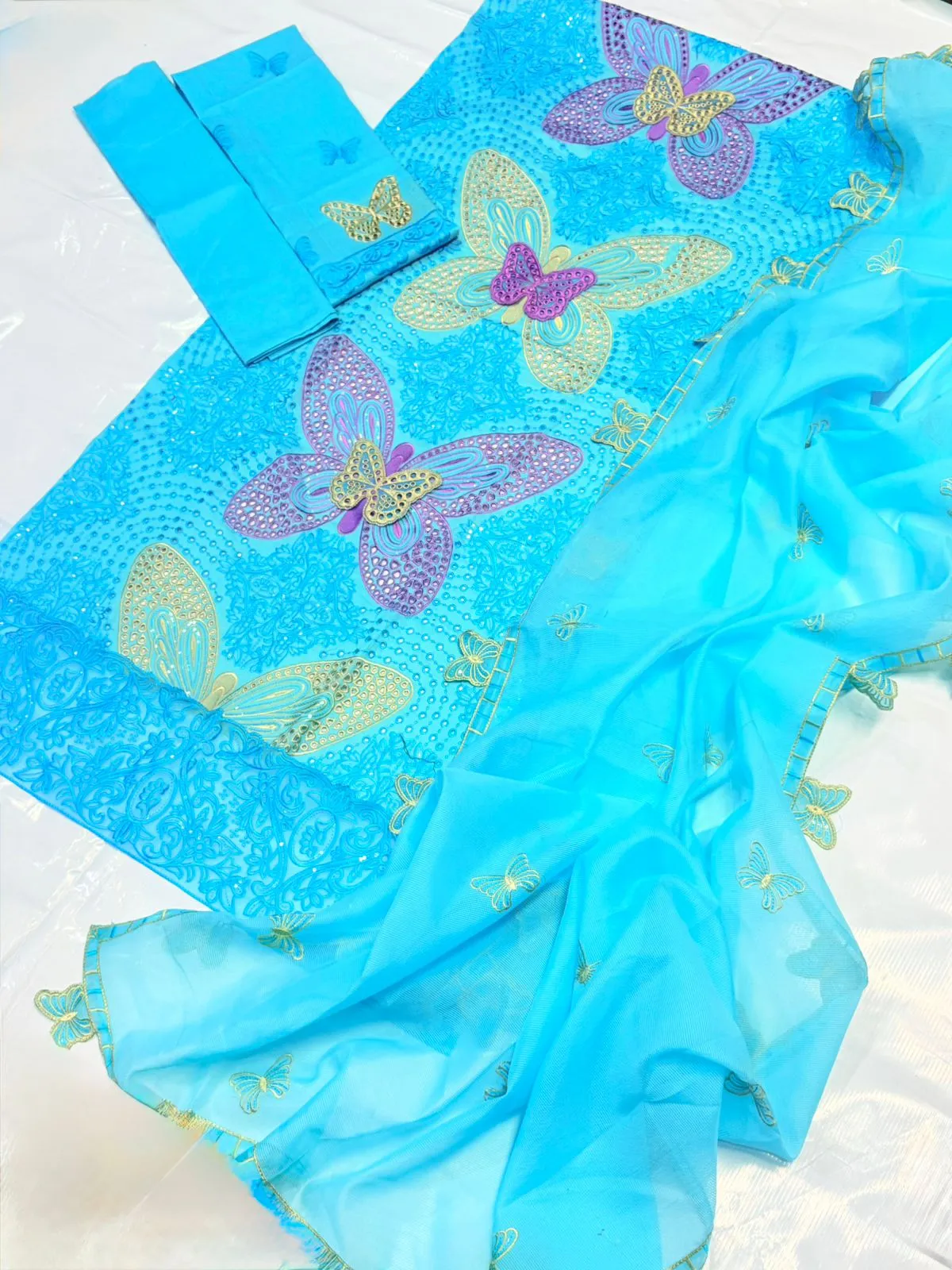 Maria B 3D Embroidered Lawn Suit 2026 | Casual Summer Collection
