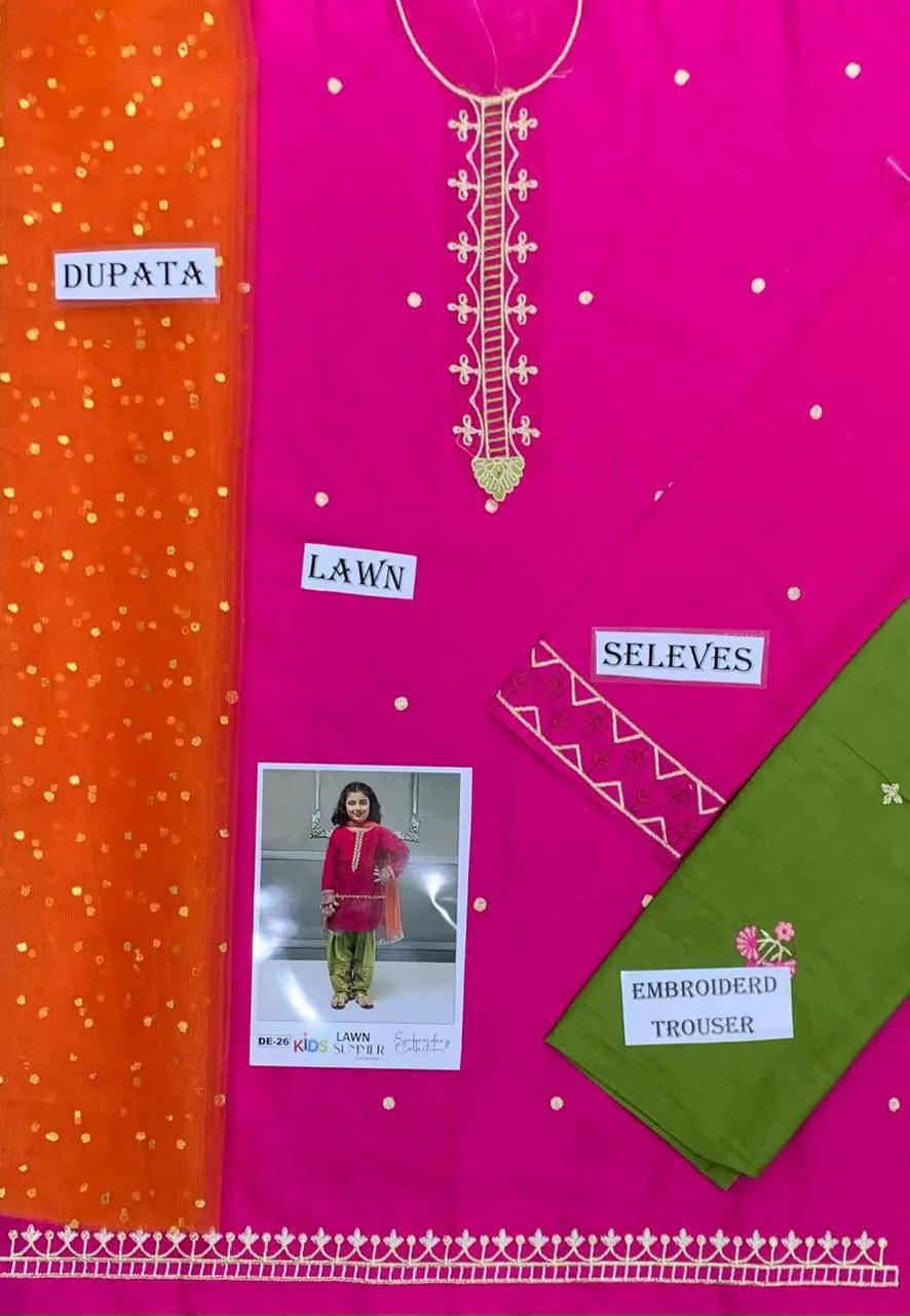 Kids Lawn Eid Collection 2026 (48)