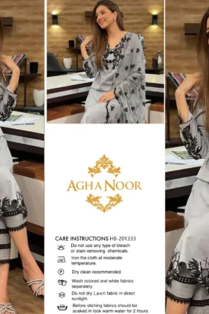 Agha Noor Lawn Suit 2026 (5)