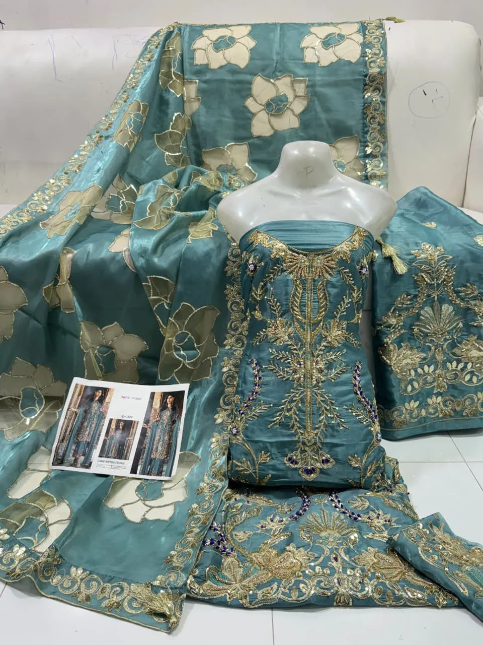 Maria B Korean Silk Suit 2026 (1)