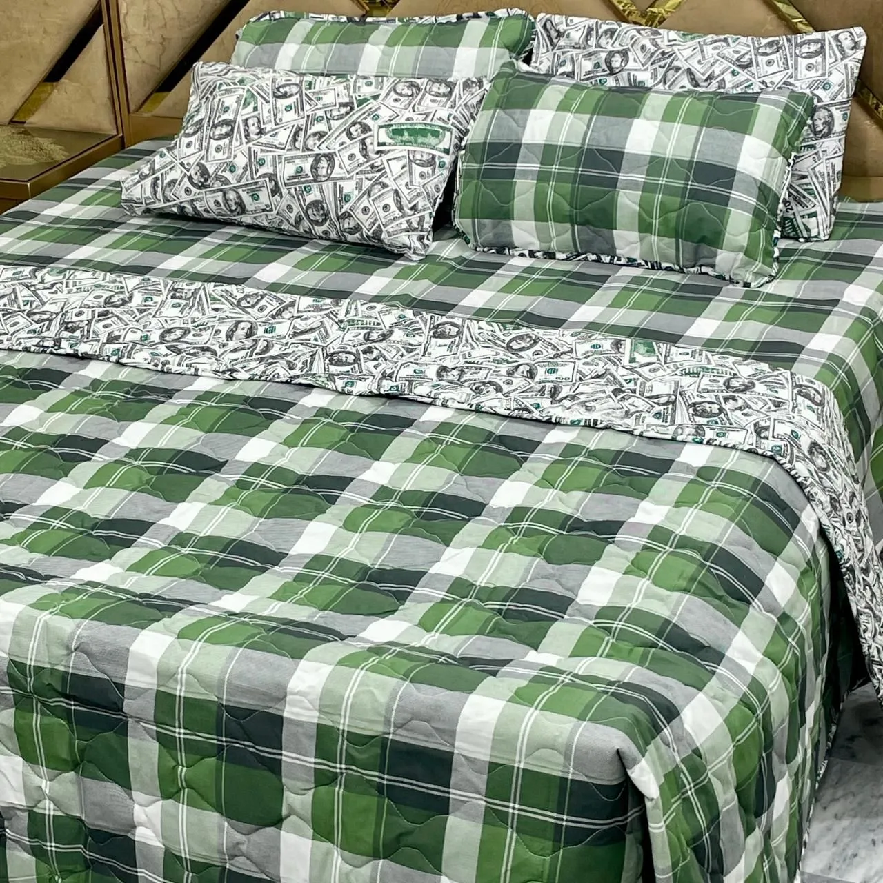 6 Piece Pure Cotton Comforter Set (7)