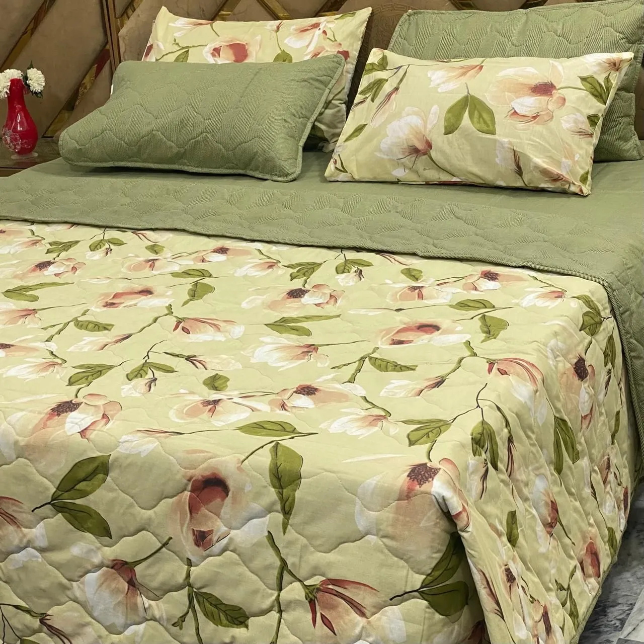 6 Piece Pure Cotton Comforter Set (8)