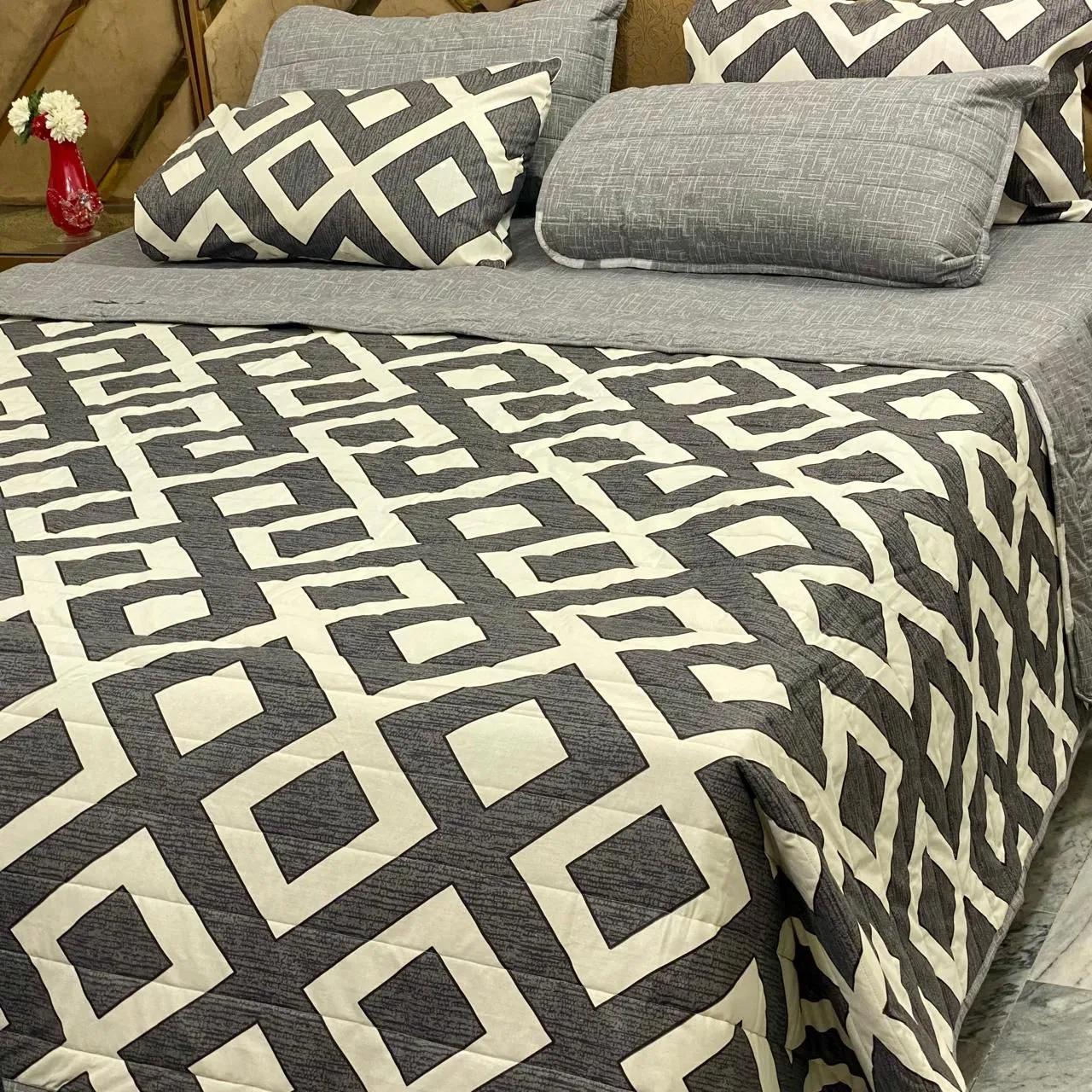 6 Piece Pure Cotton Comforter Set (10)
