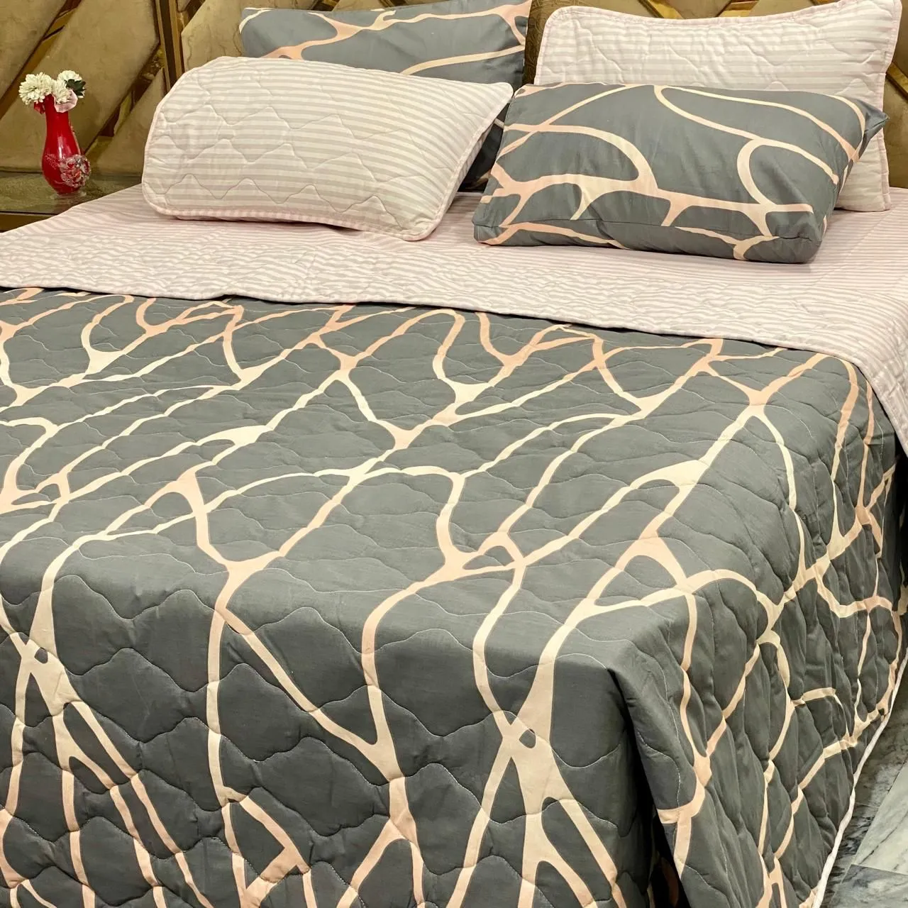 6 Piece Pure Cotton Comforter Set (11)