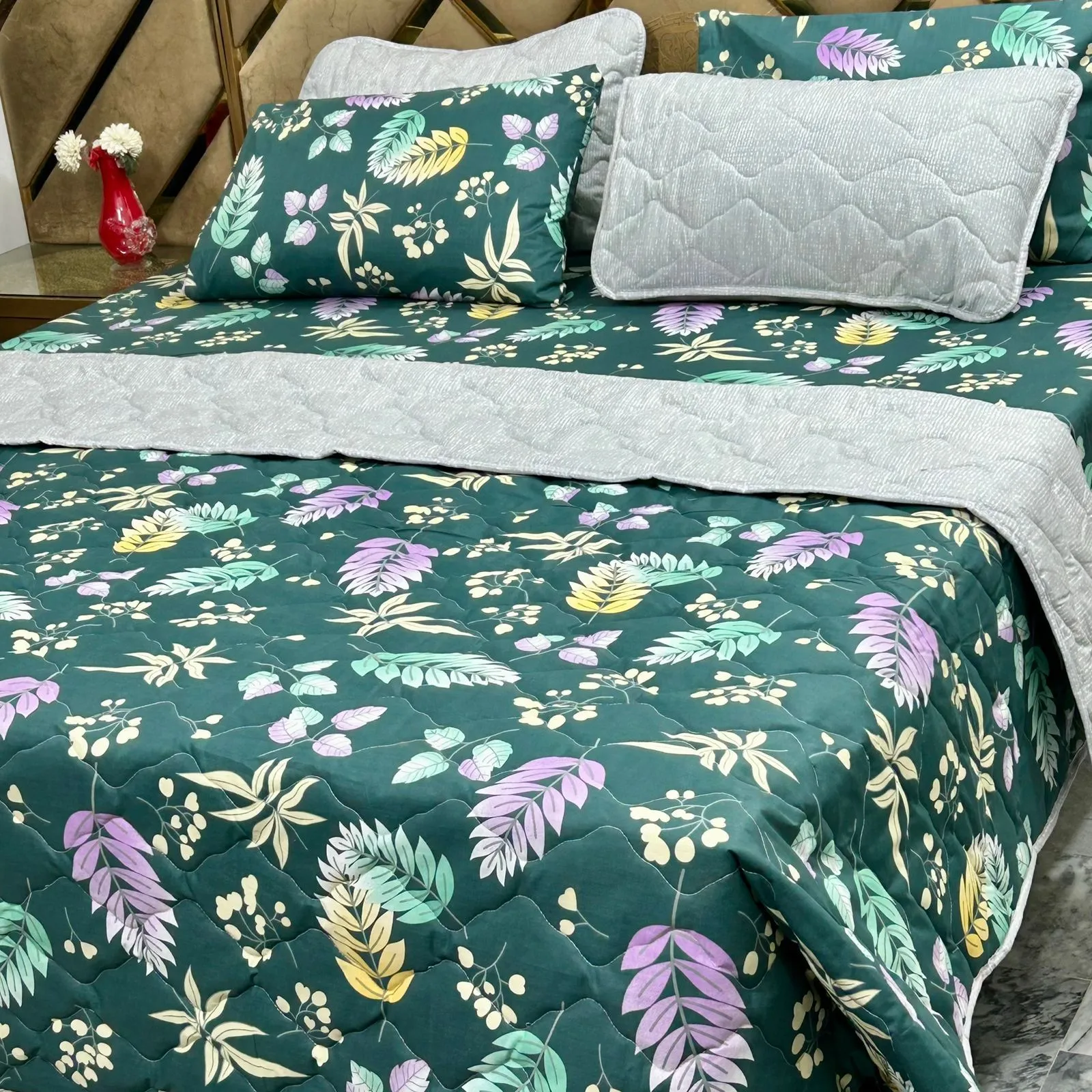 6 Piece Pure Cotton Comforter Set (13)
