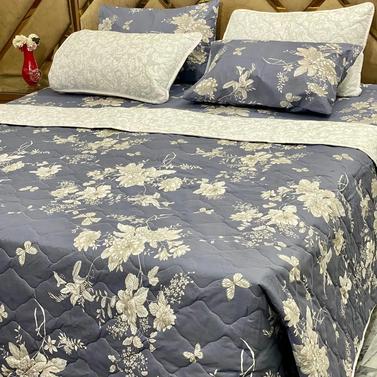 6 Piece Pure Cotton Comforter Set (14)