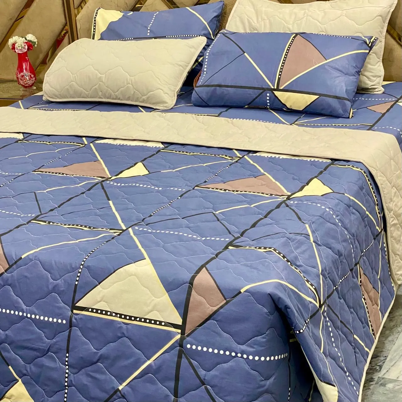 6 Piece Pure Cotton Comforter Set (24)