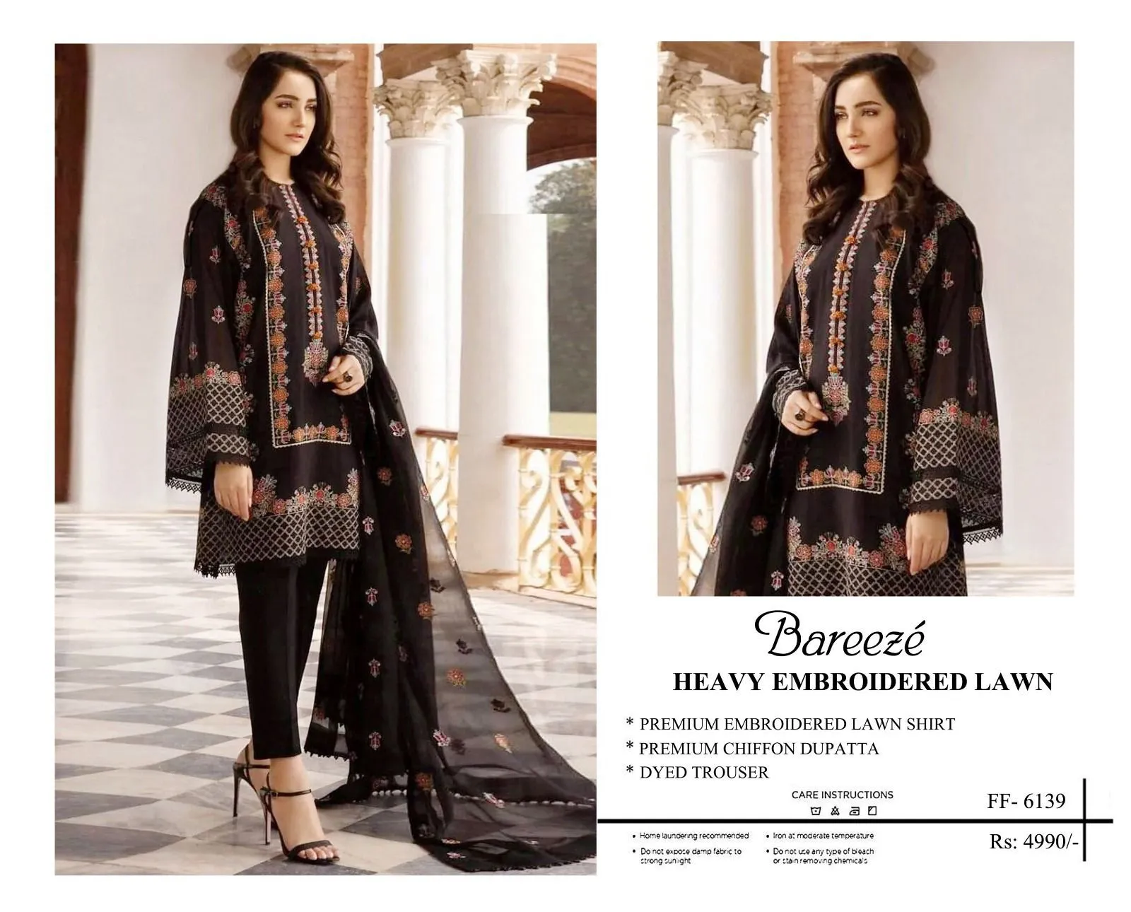 Bareeze Embroidered Lawn Suit 2026 | Luxury Summer Collection