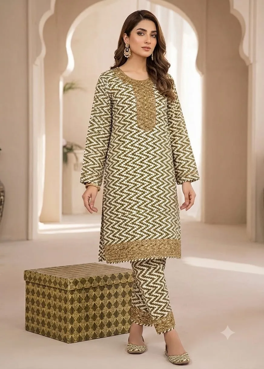Micro Lawn Embroidered Suit 2026 (3)