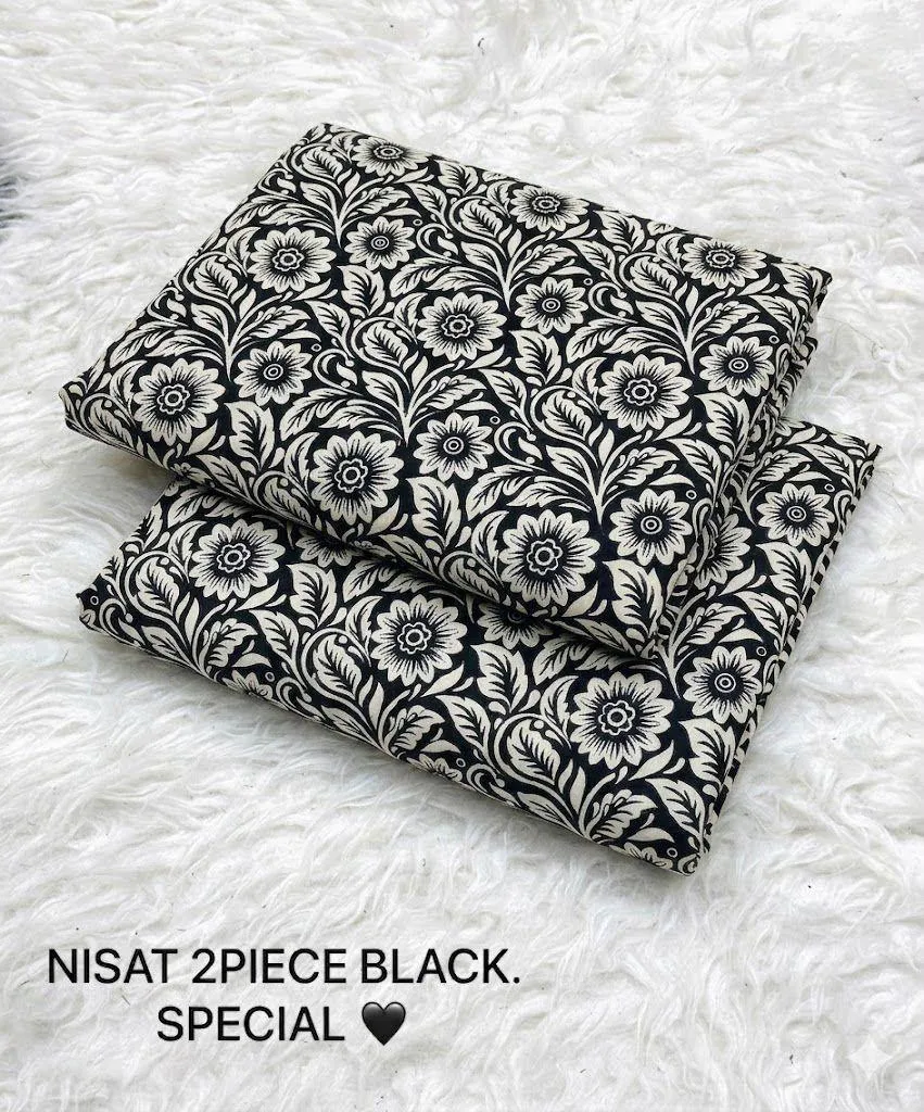 Nishat Black Edition Lawn Suit 2026 | 2PC Collection