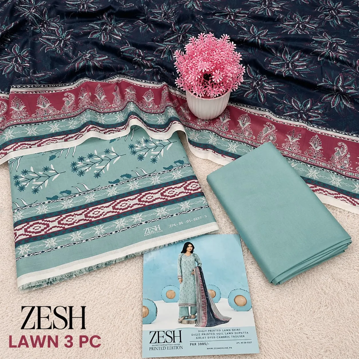 Luxury Printed Lawn Suit 2026 | Original Airjet Collection