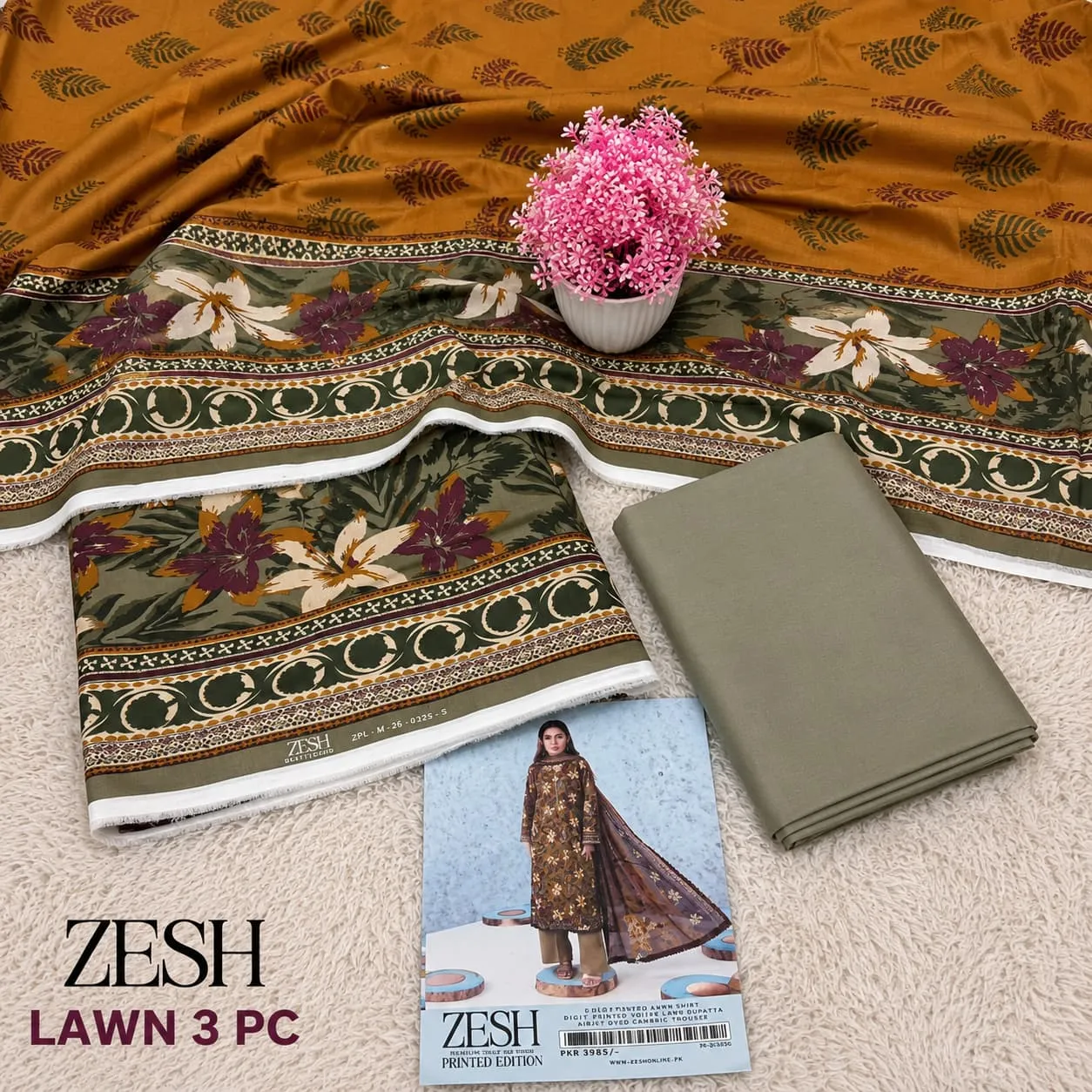 Luxury Printed Lawn Suit 2026 (4)