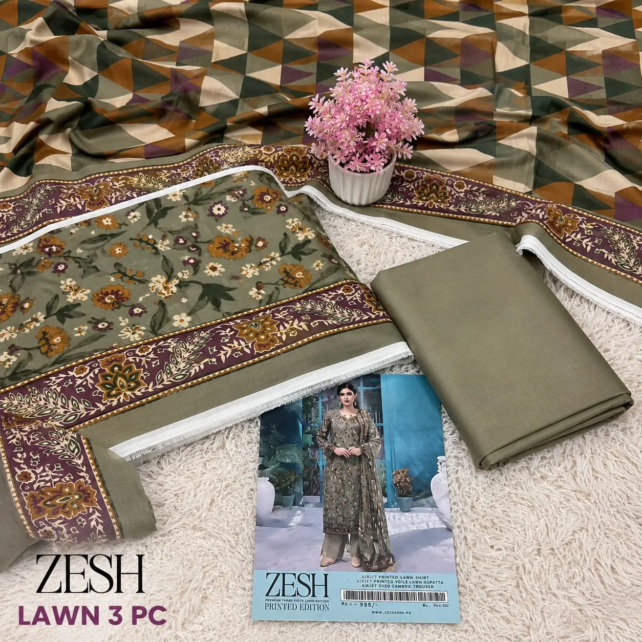 Luxury Printed Lawn Suit 2026 (27)