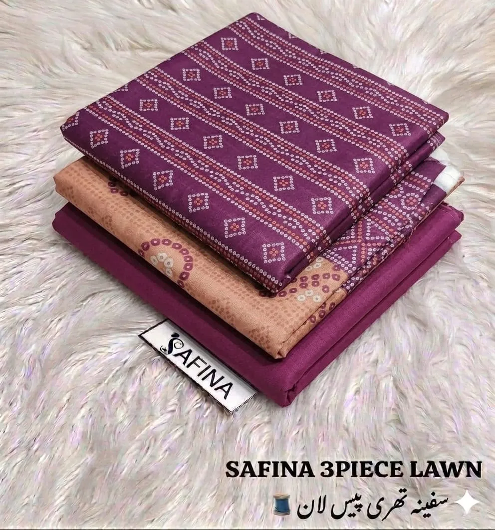Safina Lawn Suit 2026 | Original Printed Collection