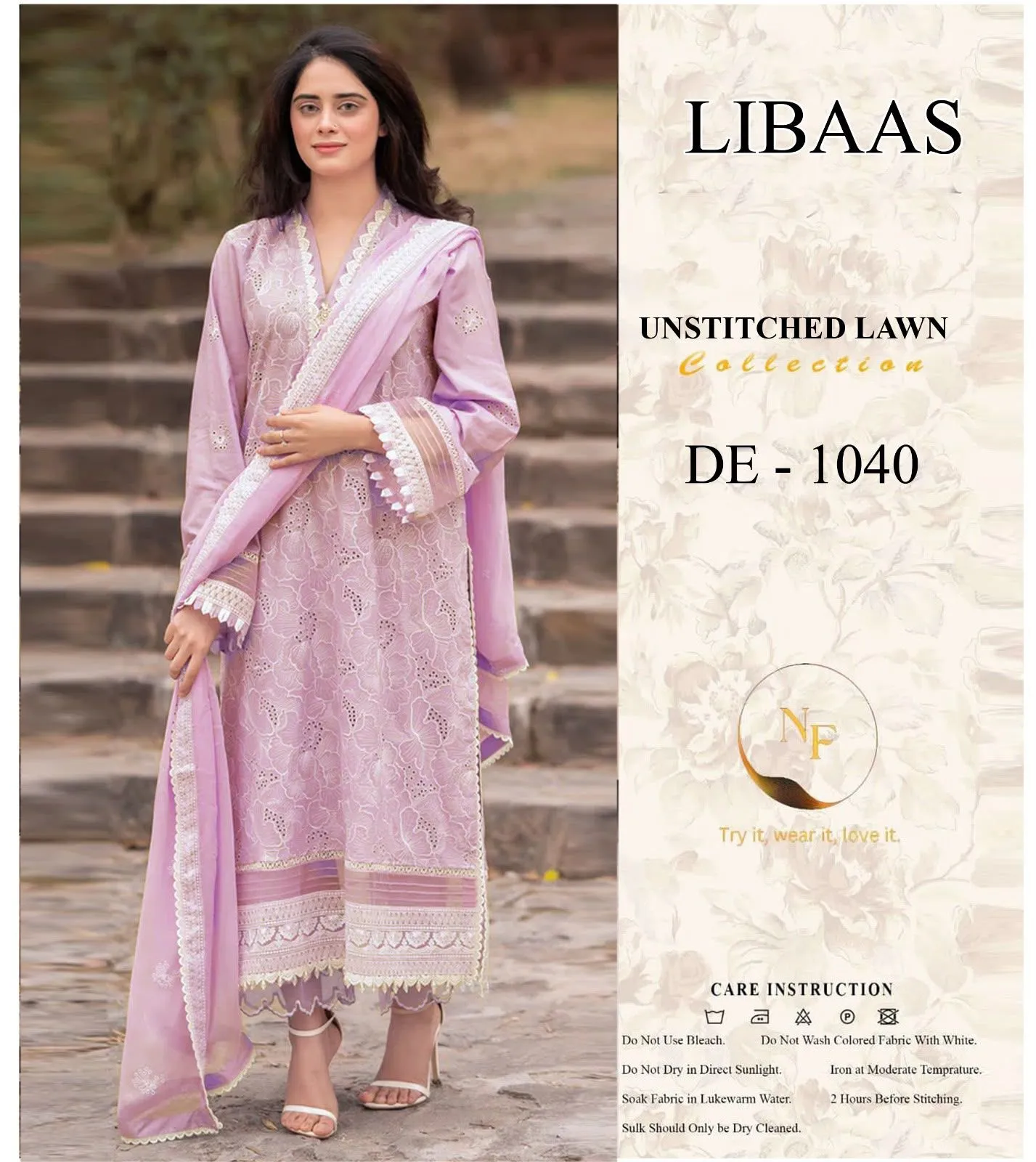 Libaas Lawn Suit 2026 | Premium Embroidered Collection