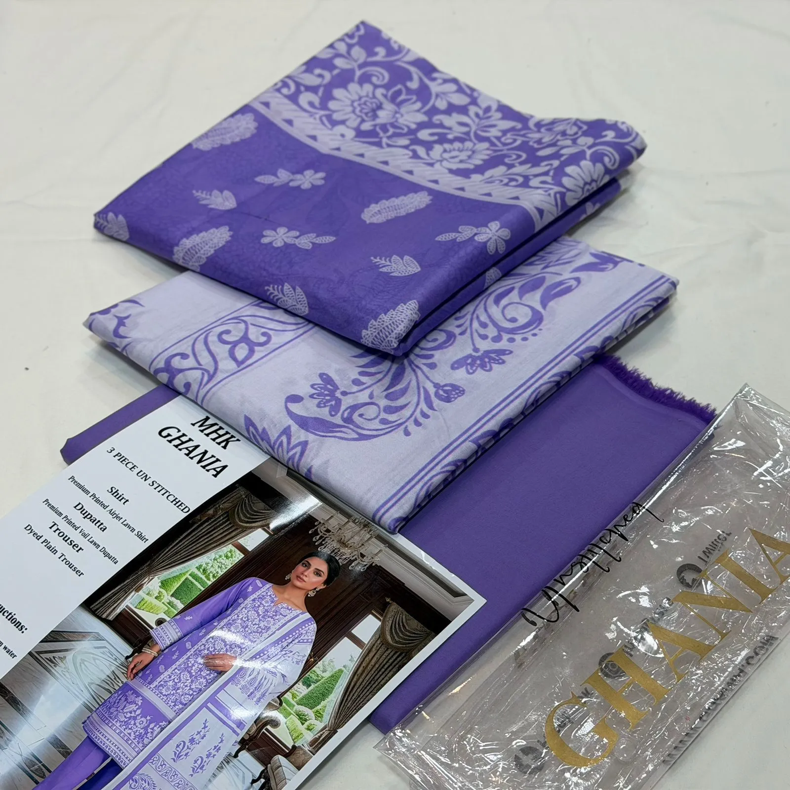 Ghania Lawn Suit 2026 | Original Printed Collection