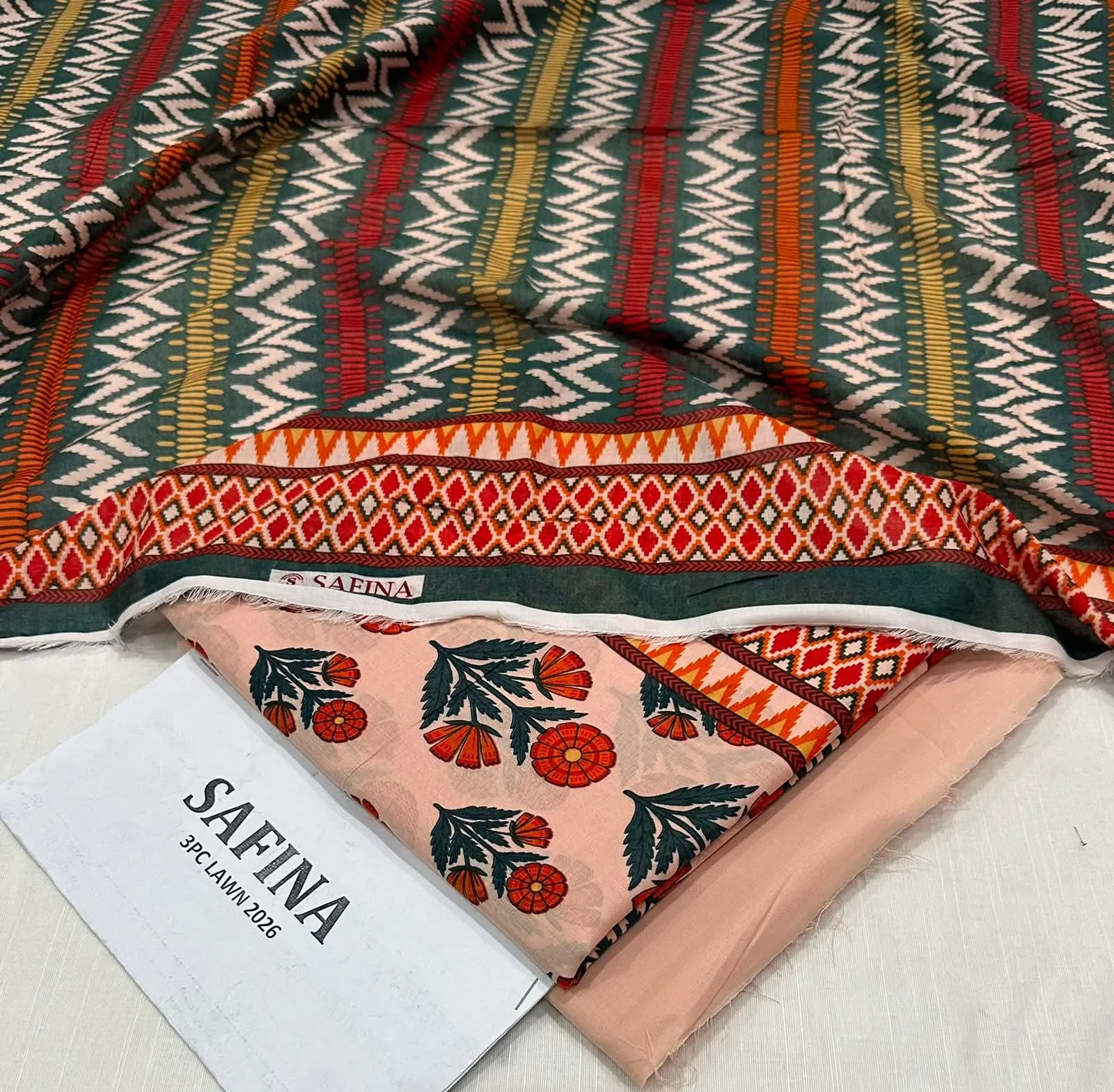 Saphonia Lawn Suit 2026 | Original Doria Lawn Collection