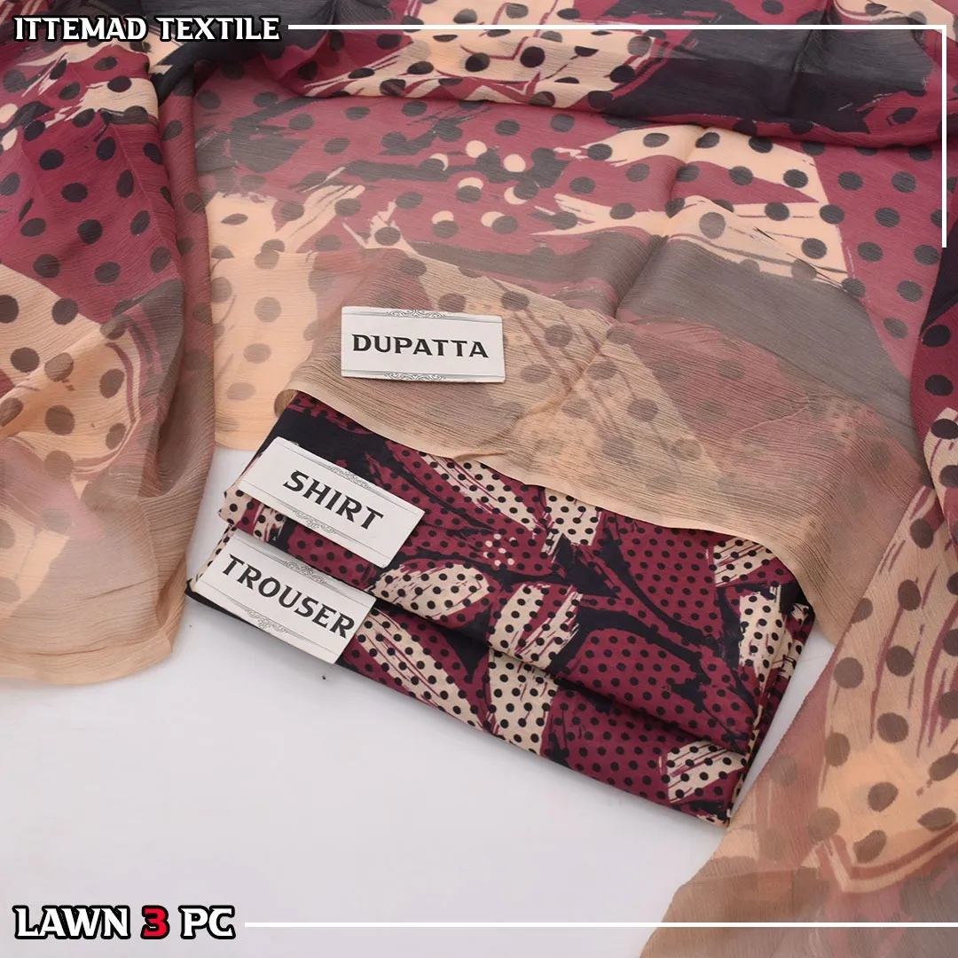 Ittimad Textile Printed Lawn Suit 2026 (8)