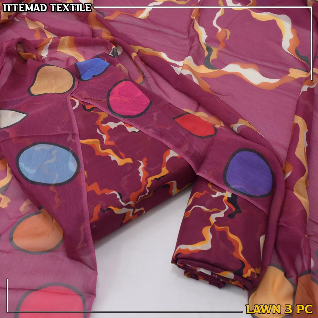 Ittimad Textile Printed Lawn Suit 2026 (12)