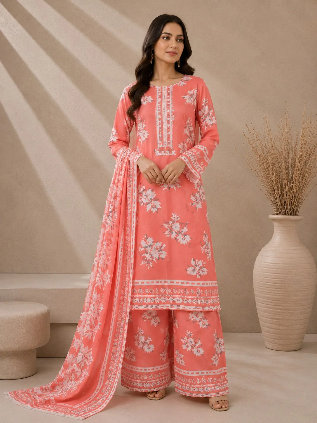 Ittimad Textile Printed Lawn Suit 2026 (3)