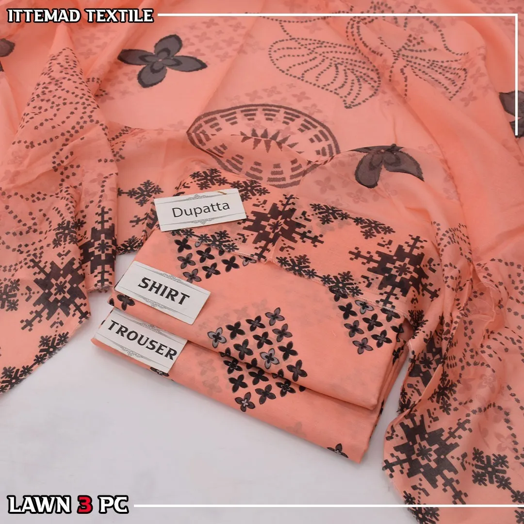 Ittimad Textile Printed Lawn Suit 2026 (4)