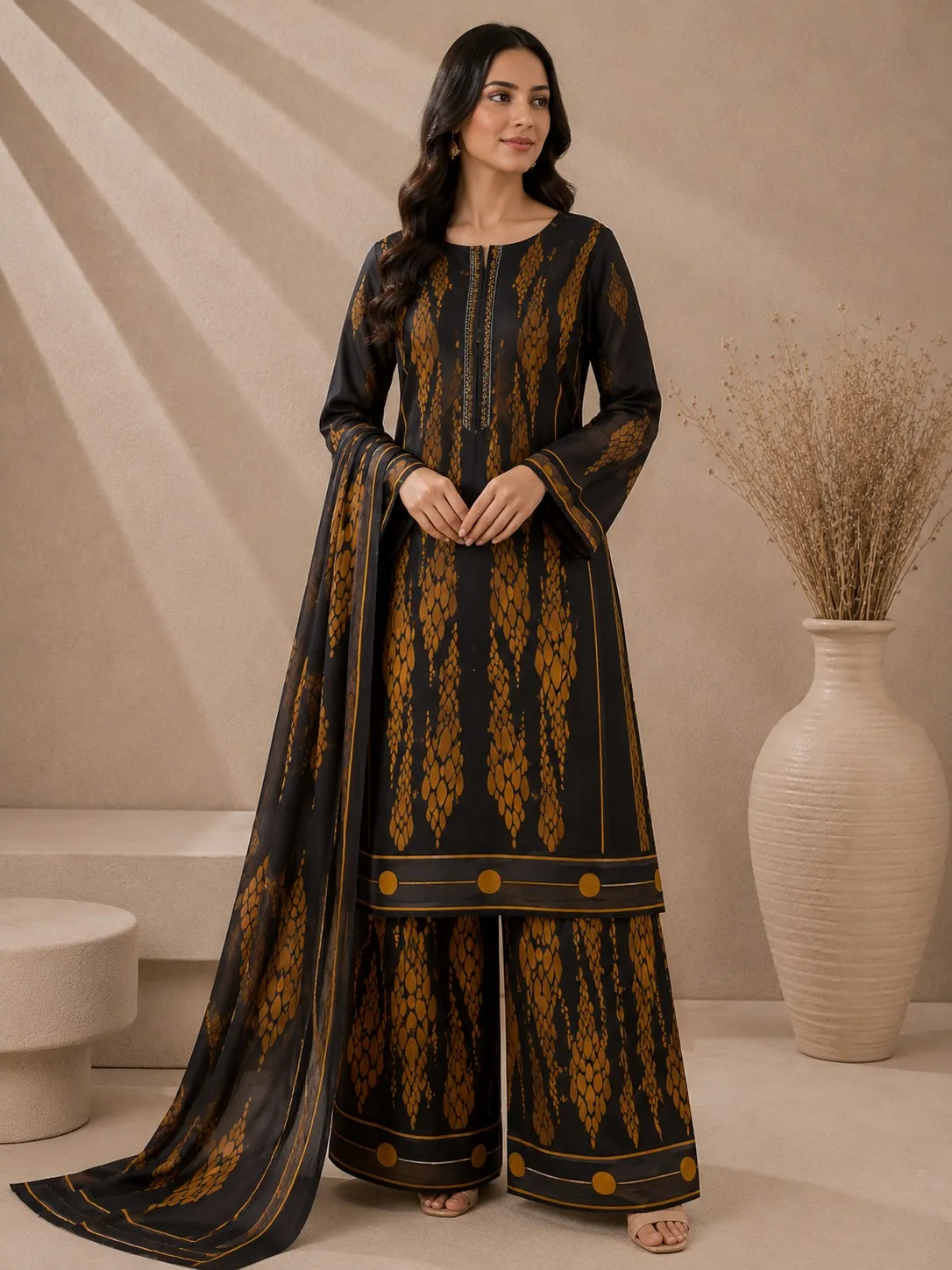 Ittimad Textile Printed Lawn Suit 2026 (12)