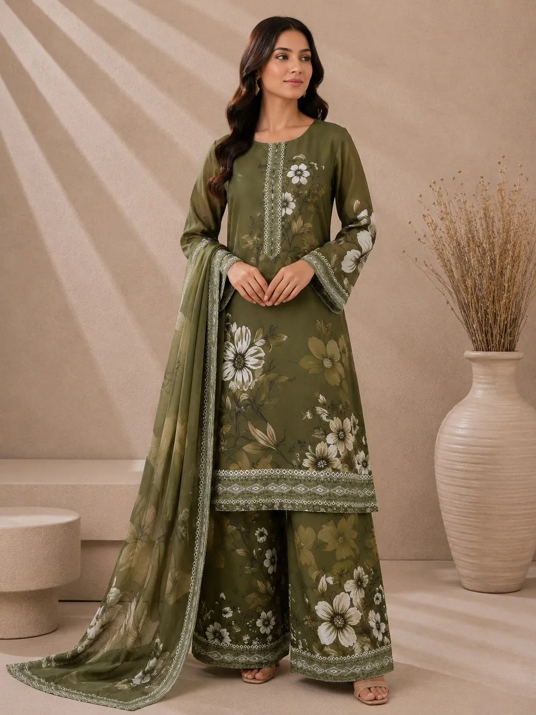 Ittimad Textile Printed Lawn Suit 2026 (13)