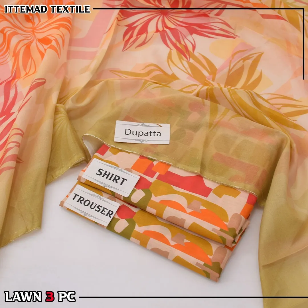 Ittimad Textile Printed Lawn Suit 2026 (32)