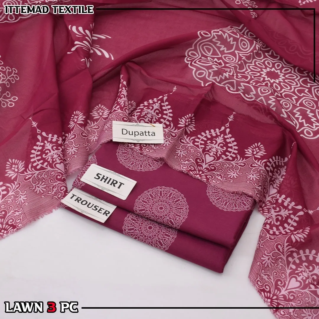 Ittimad Textile Printed Lawn Suit 2026 (41)