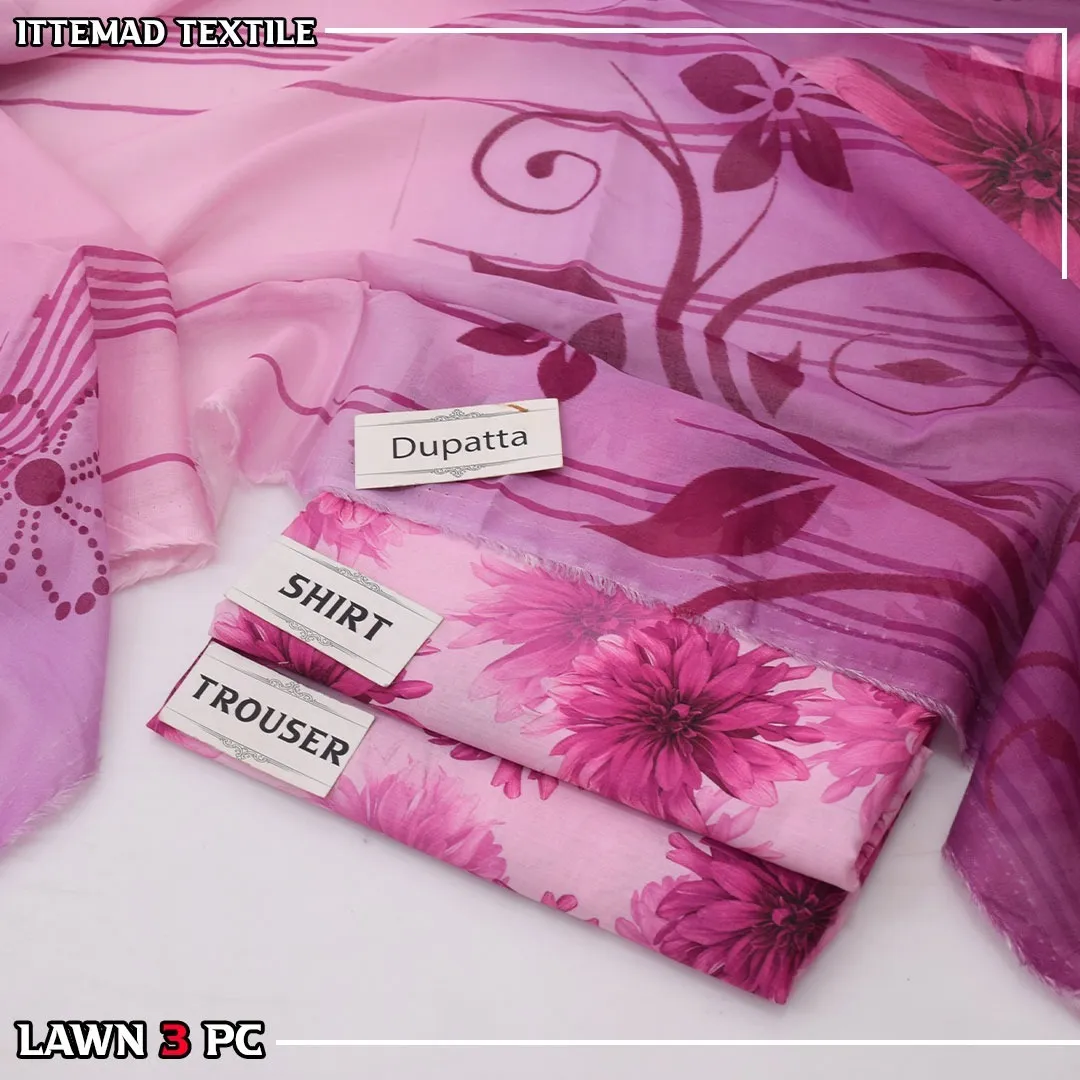 Ittimad Textile Printed Lawn Suit 2026 (46)