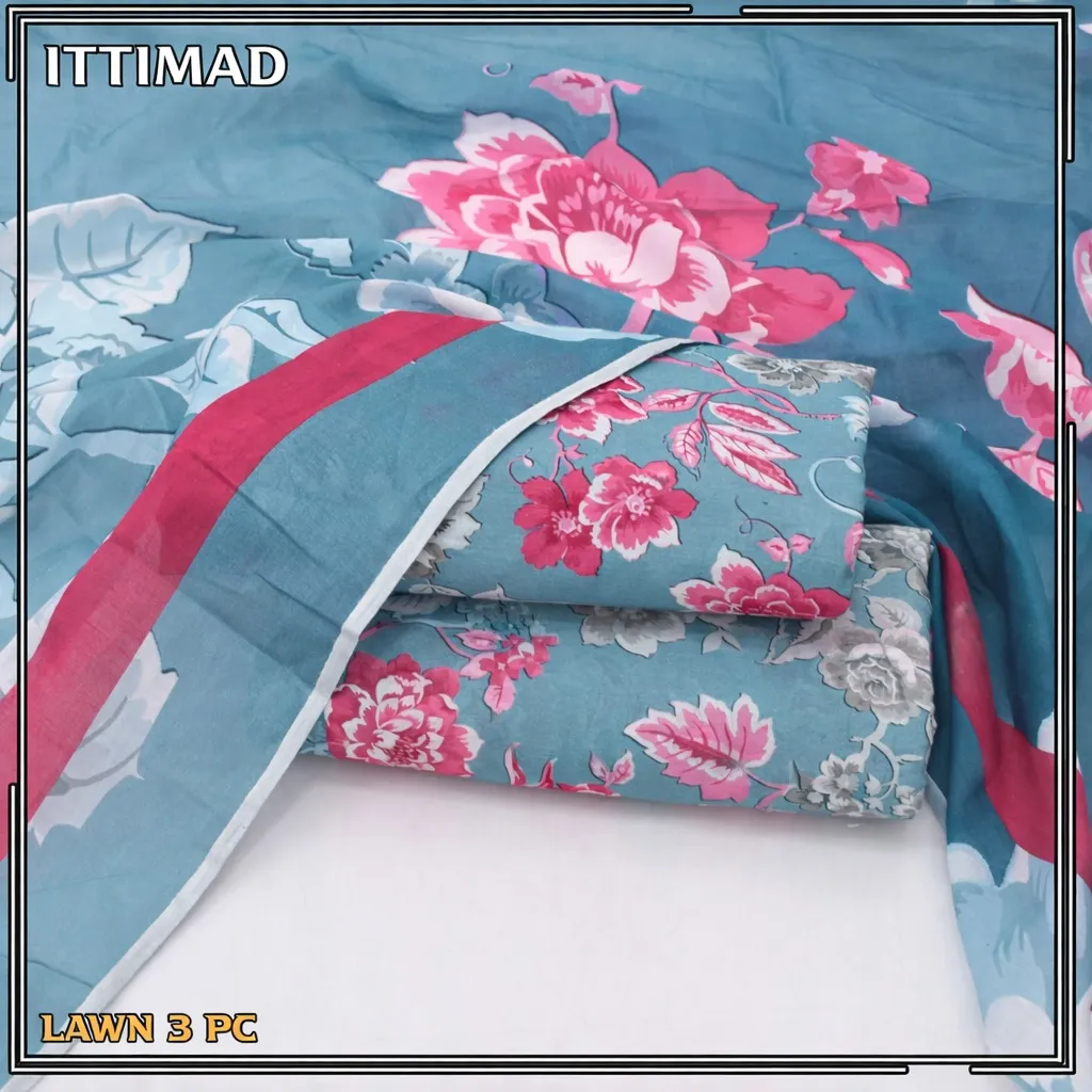 Ittimad Textile Printed Lawn Suit 2026 (47)
