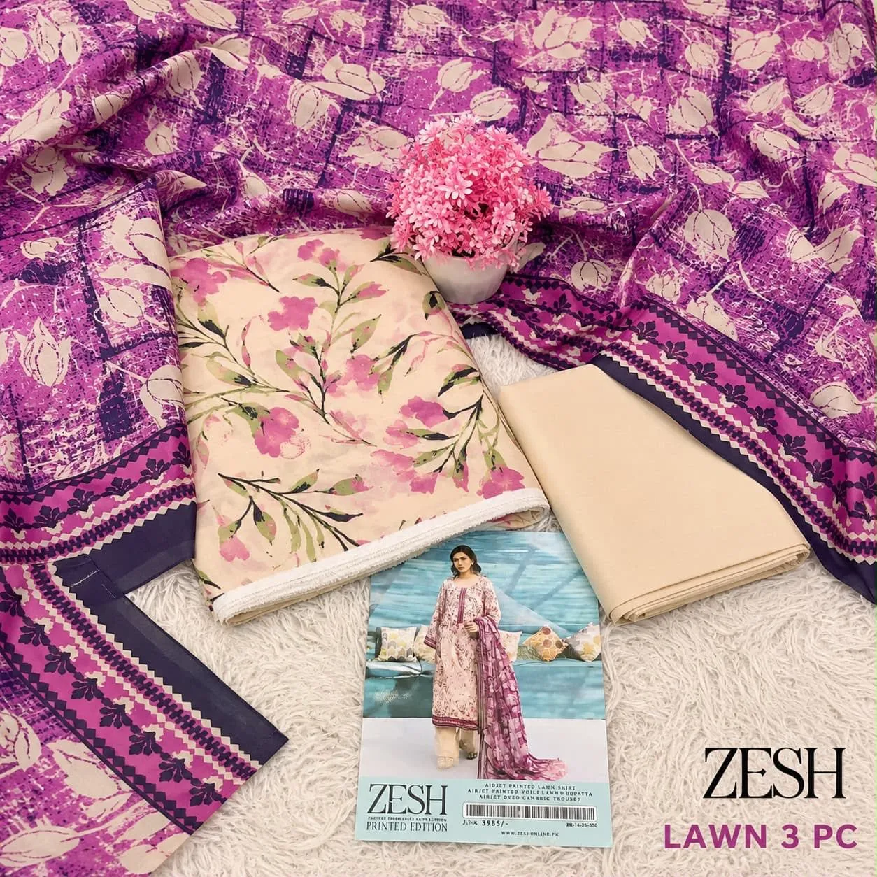 Zesh Lawn Suit 2026 (4)