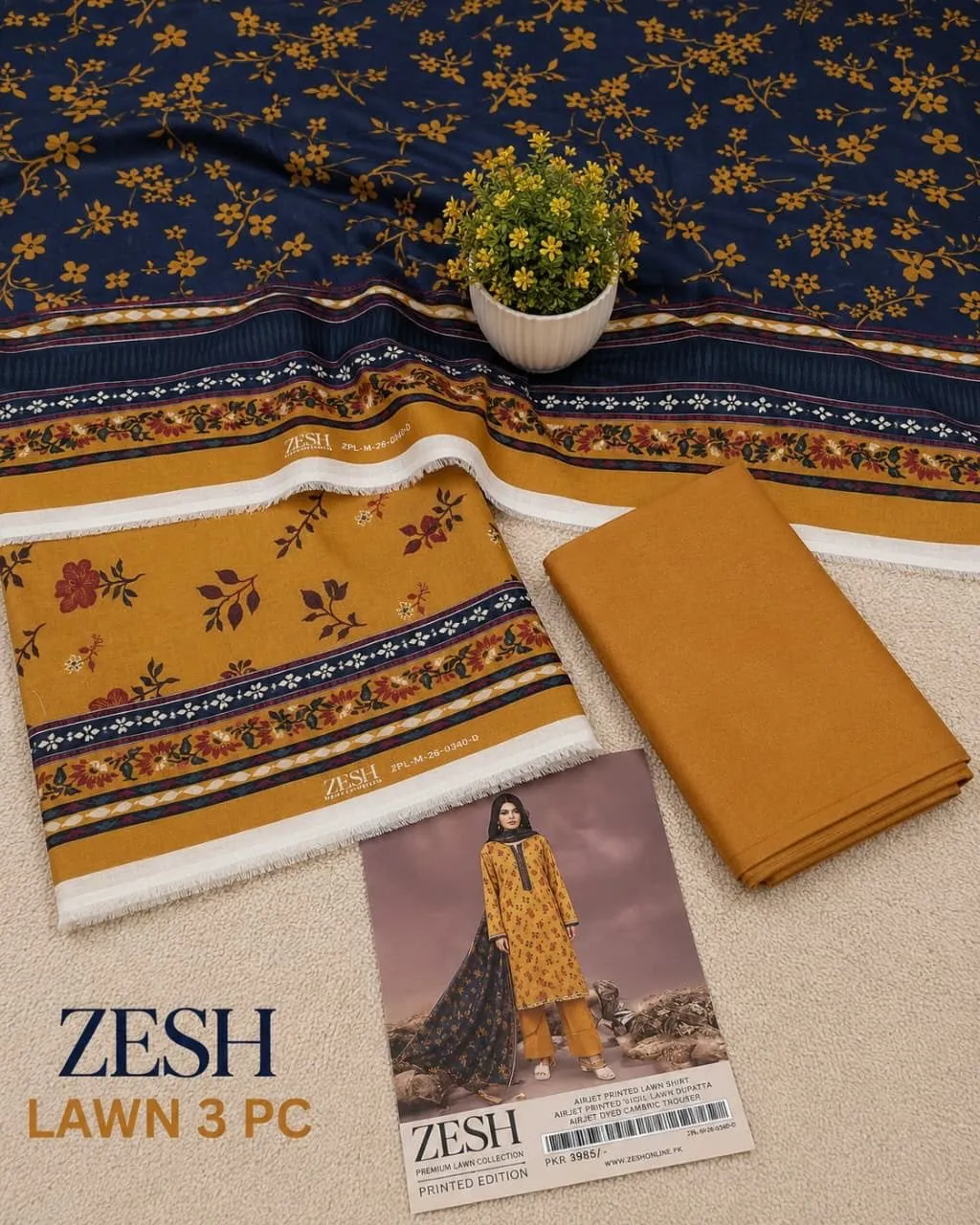 Zesh Lawn Suit 2026 (5)