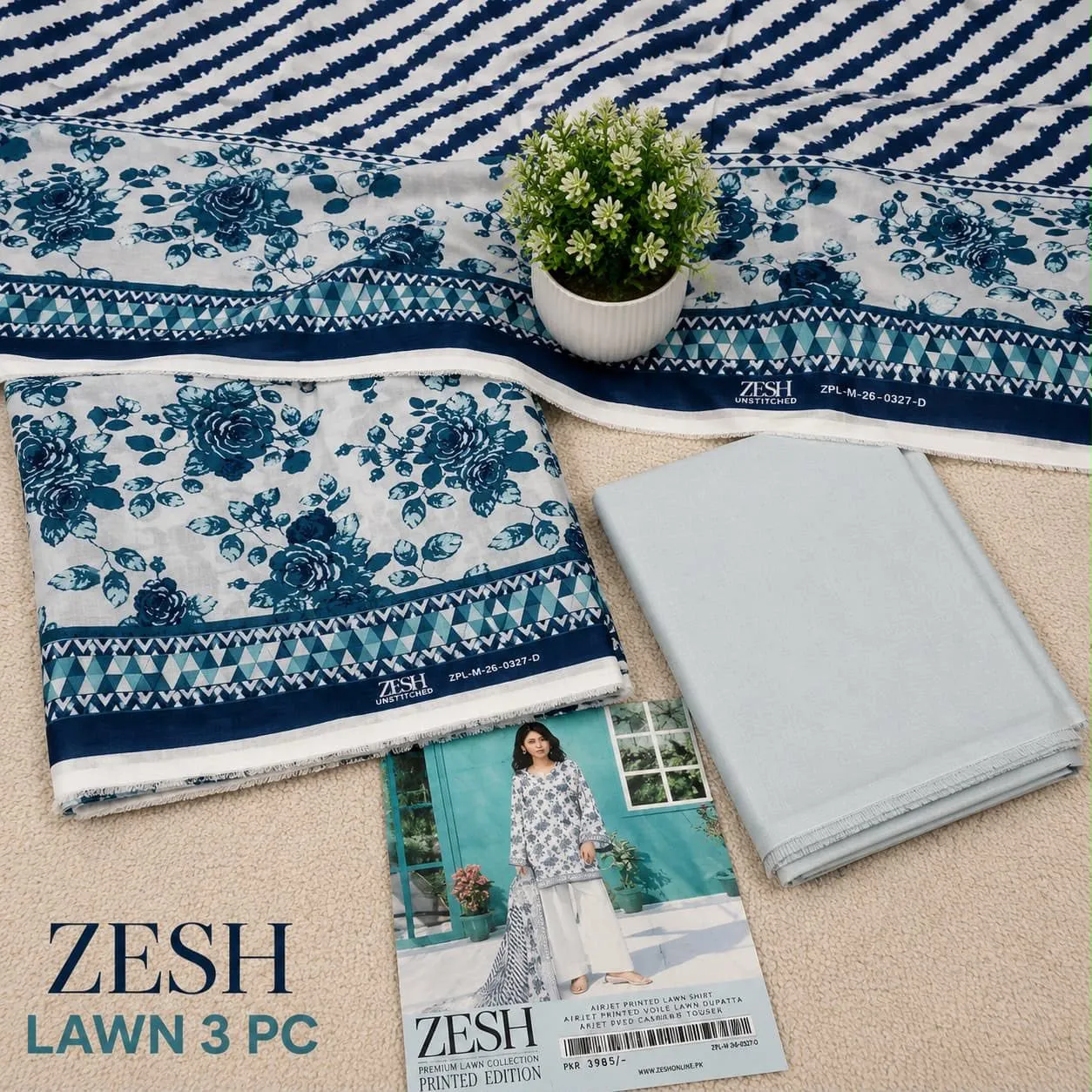Zesh Lawn Suit 2026 (6)