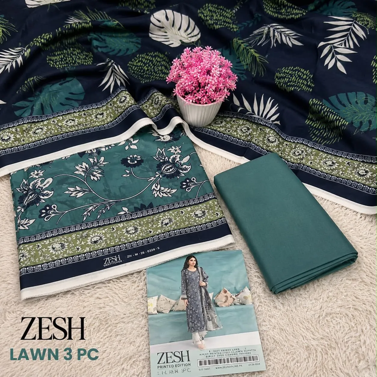 Zesh Lawn Suit 2026 (7)