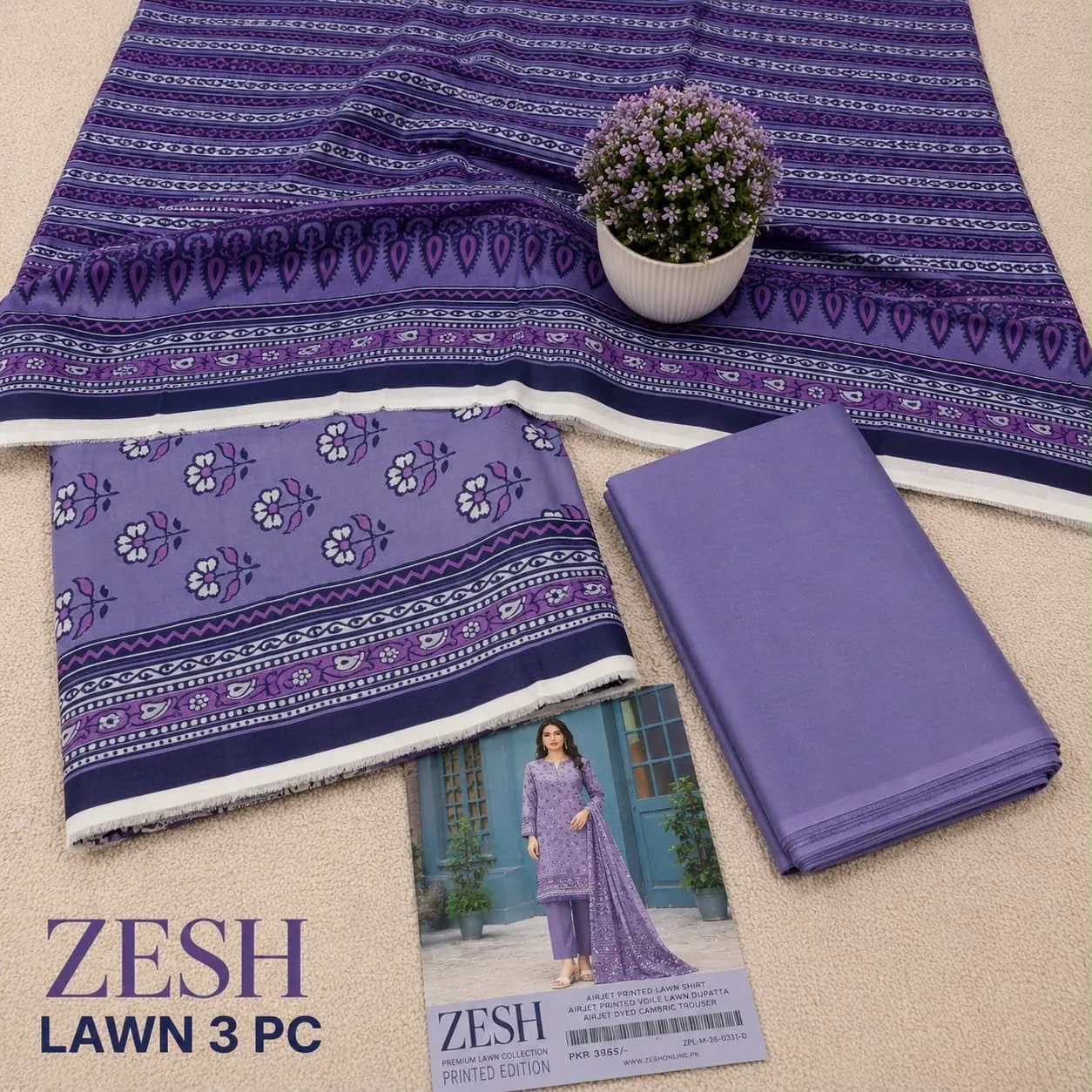 Zesh Lawn Suit 2026 (8)