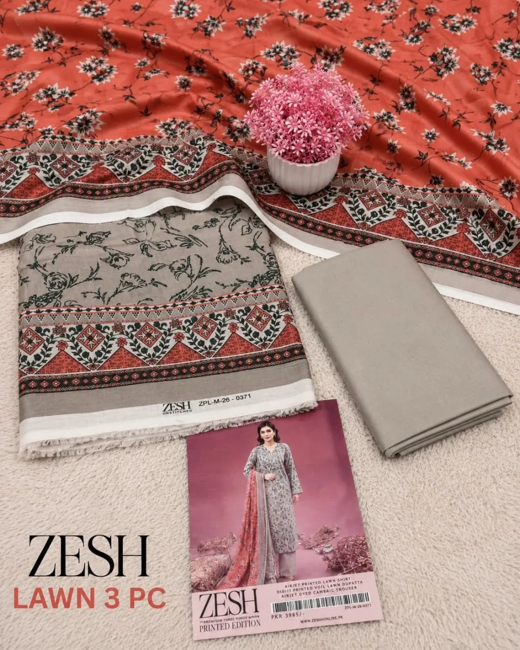Zesh Lawn Suit 2026 (9)