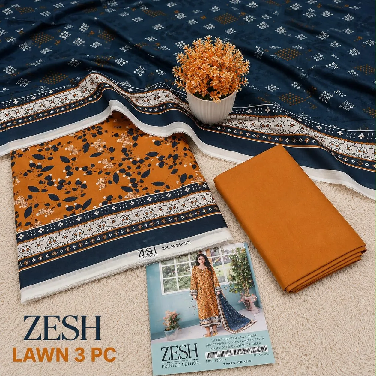 Zesh Lawn Suit 2026 (10)